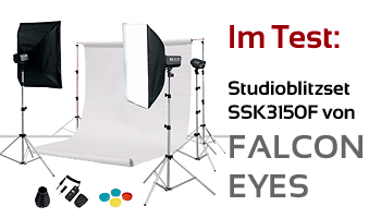 Preiswert geblitzt: Falcon Eyes SSK-3150F Studioblitzset im Test