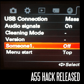 Firmware-Hack für Sony Kameras aufgetaucht