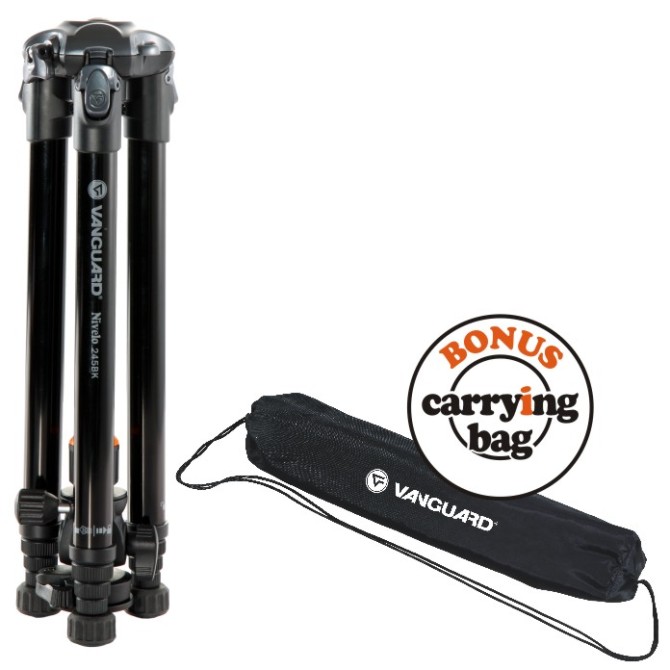 Vanguard Nivelo 245 Kamerastativ – speziell für Systemkameras und auf Reisen