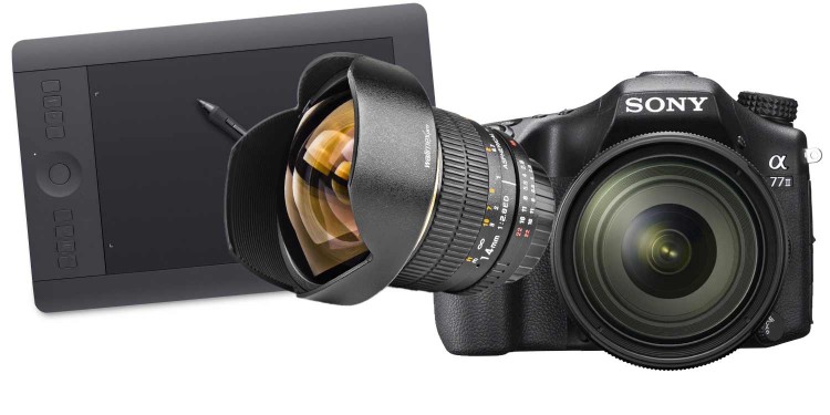 Schnäppchen-Schau 21.10.14: Weitwinkel-Objektiv, Sony a77 II Kamera und ein Wacom Grafiktablet