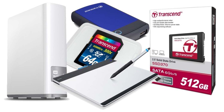 Schnäppchen-Schau 28.10.: SSD mit 512 GB, SD-Karten, 6TB NAS und Wacom Grafiktablet