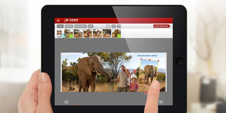 Mobile Fotos direkt aufs Papier: Die CEWE Fotowelt App