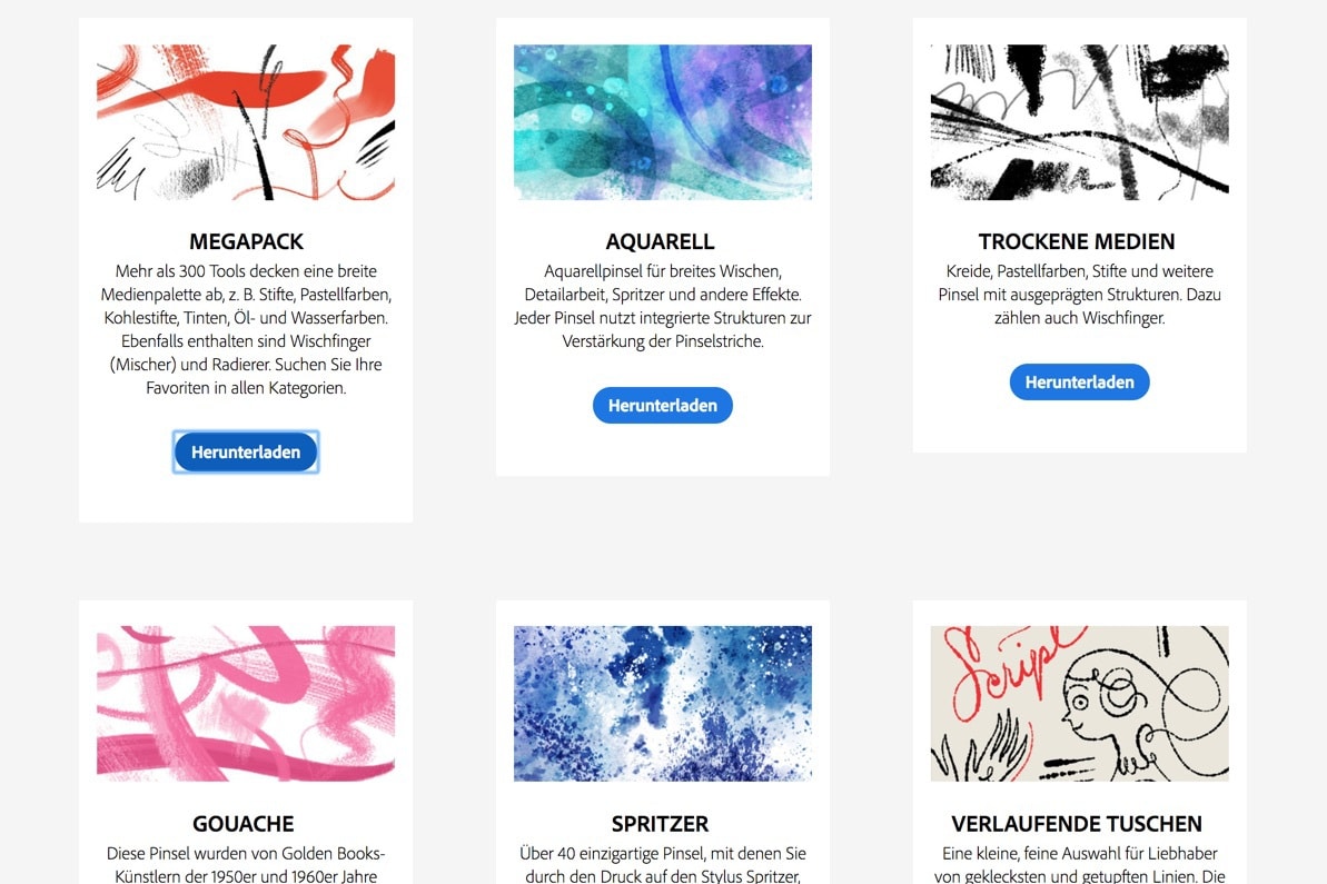 1000 kostenlose Photoshop Pinsel herunterladen