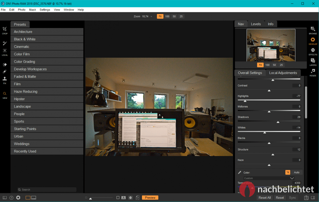 on1 Photo Raw 2018 - die Lightroom Alternative?