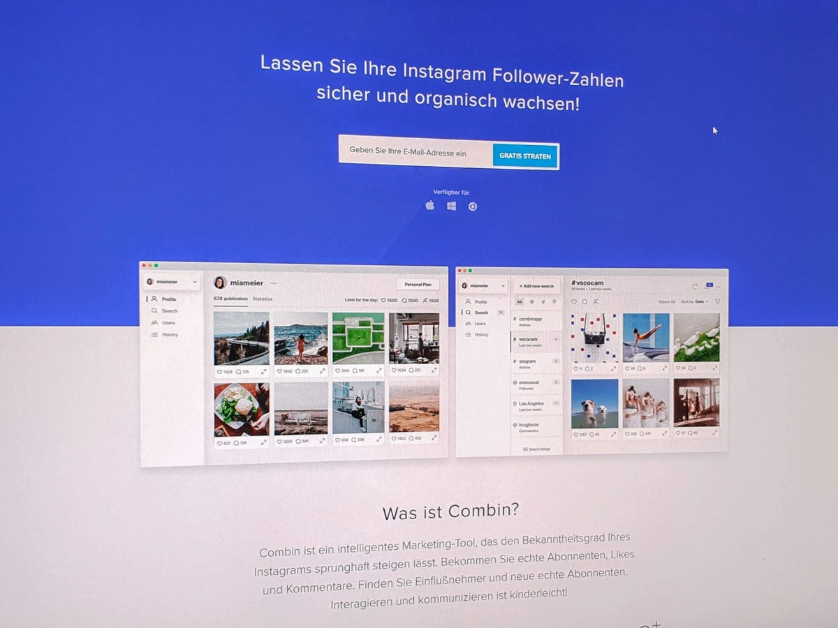 [Anzeige] Combin – der smarte Weg zu mehr Instagram Followern