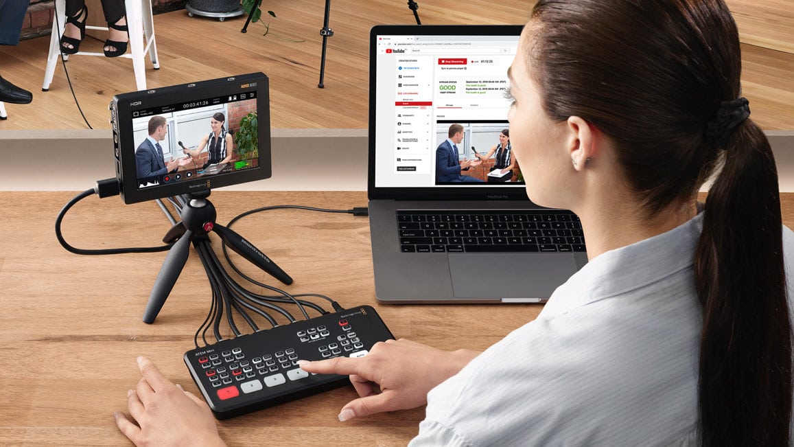 Blackmagic Design ATEM Mini – der Traum für YouTuber, Webinare und Game-Streamer