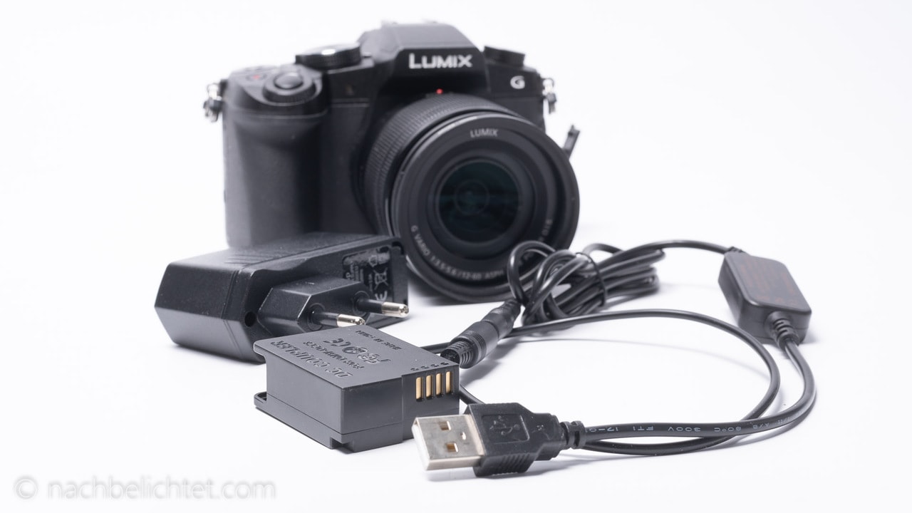 Panasonic Lumix G81 und andere Kameras per USB mit Strom versorgen