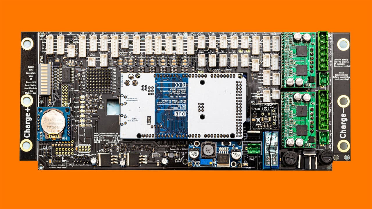 Mein ArduMower DIY-Mähroboter – die Elektronik ist fertig
