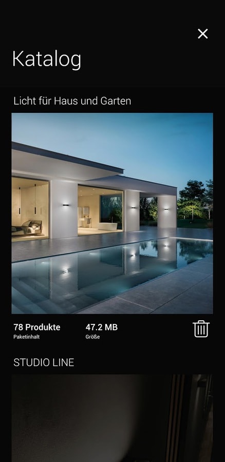 BEGA Außenleuchten Katalog in der BEGA AR App