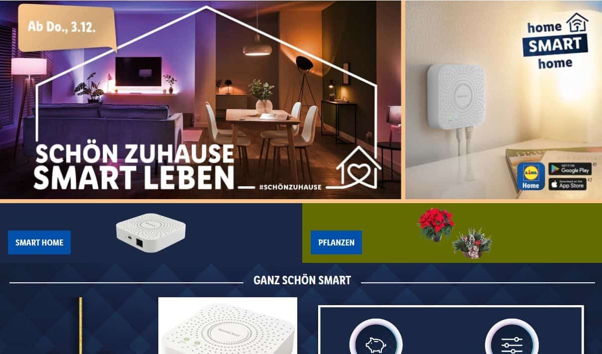Lidl ZigBee Smarthome Komponenten