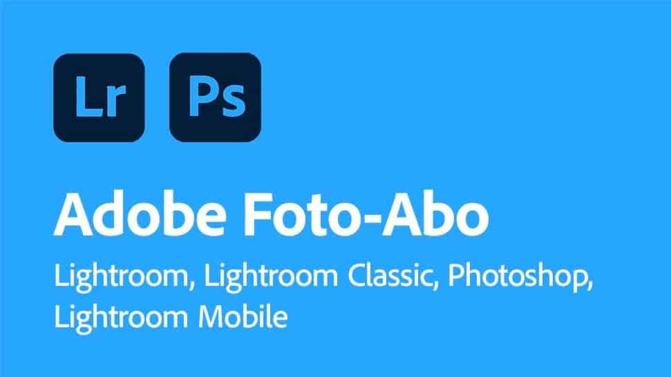 Adobe Foto-Abo im Angebot
