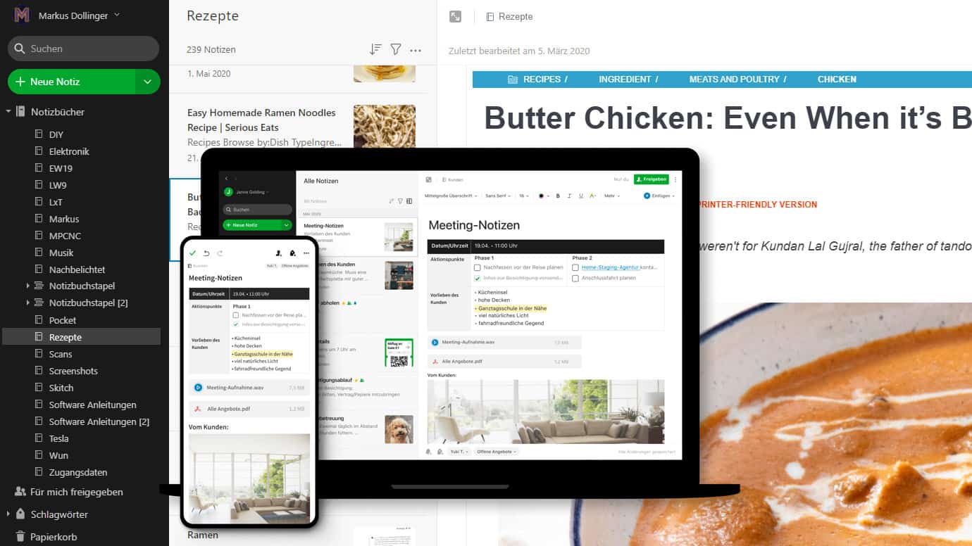 Evernote 10 – neue Oberfläche, weniger Funktionen