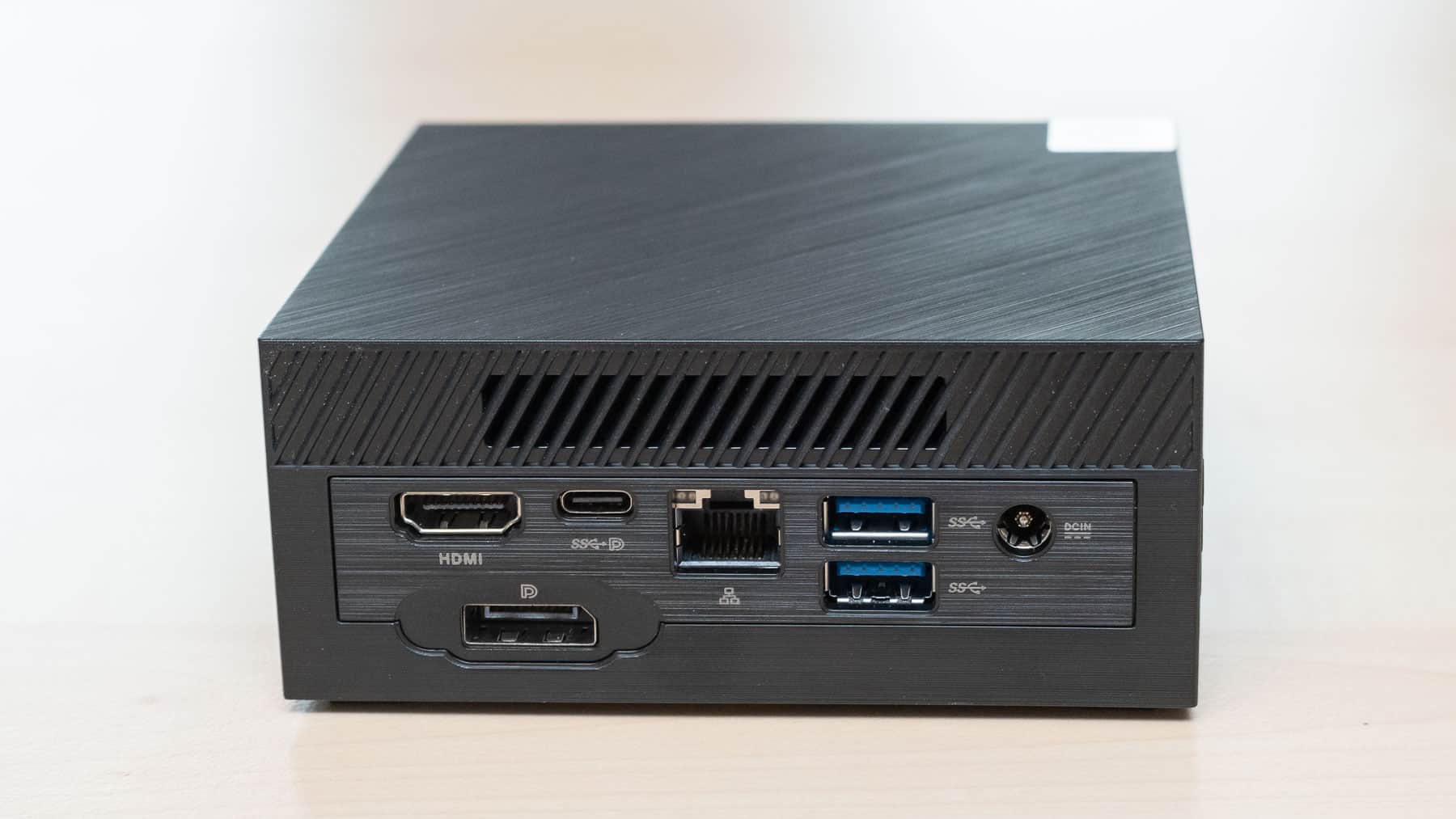 Anschlüsse auf der Rückseite