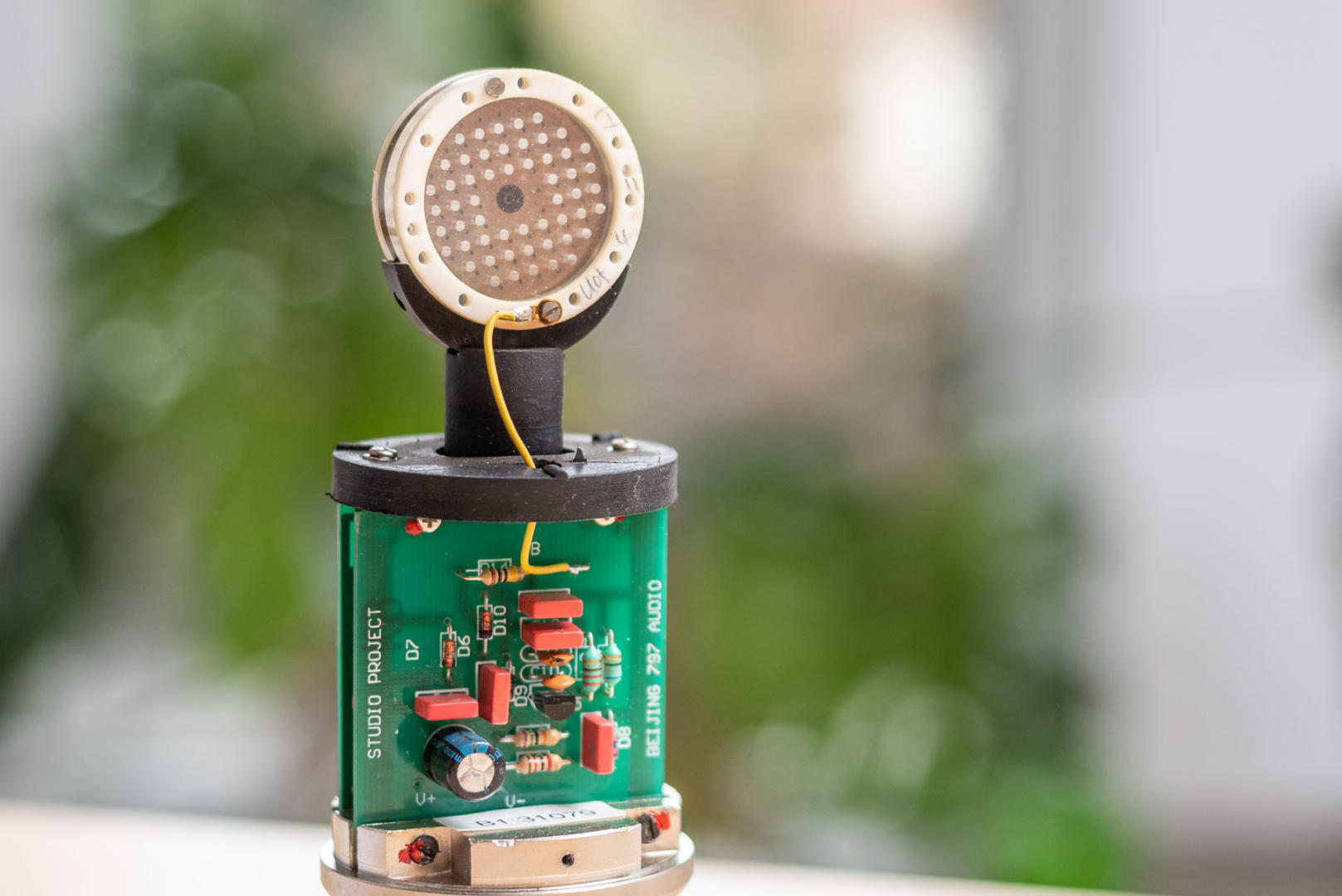 Kondensatormikrofon-Kapsel mit Elektronik