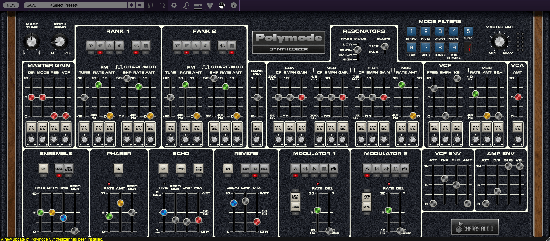 Ein Synthesizer-Klassiker aufgefrischt: Cherry Audio Polymode