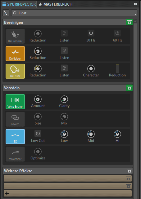 WaveLab Cast Effekte