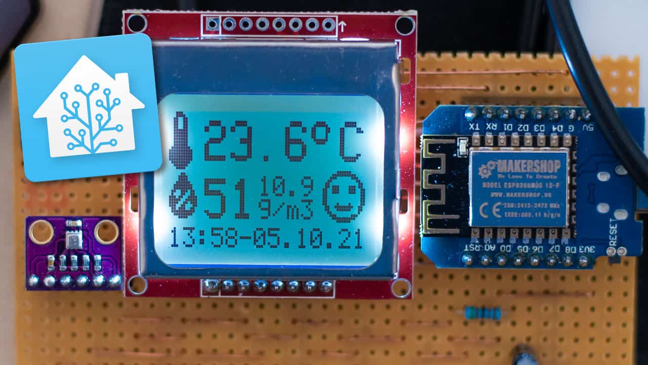 ESPHome Multisensor mit Display DIY