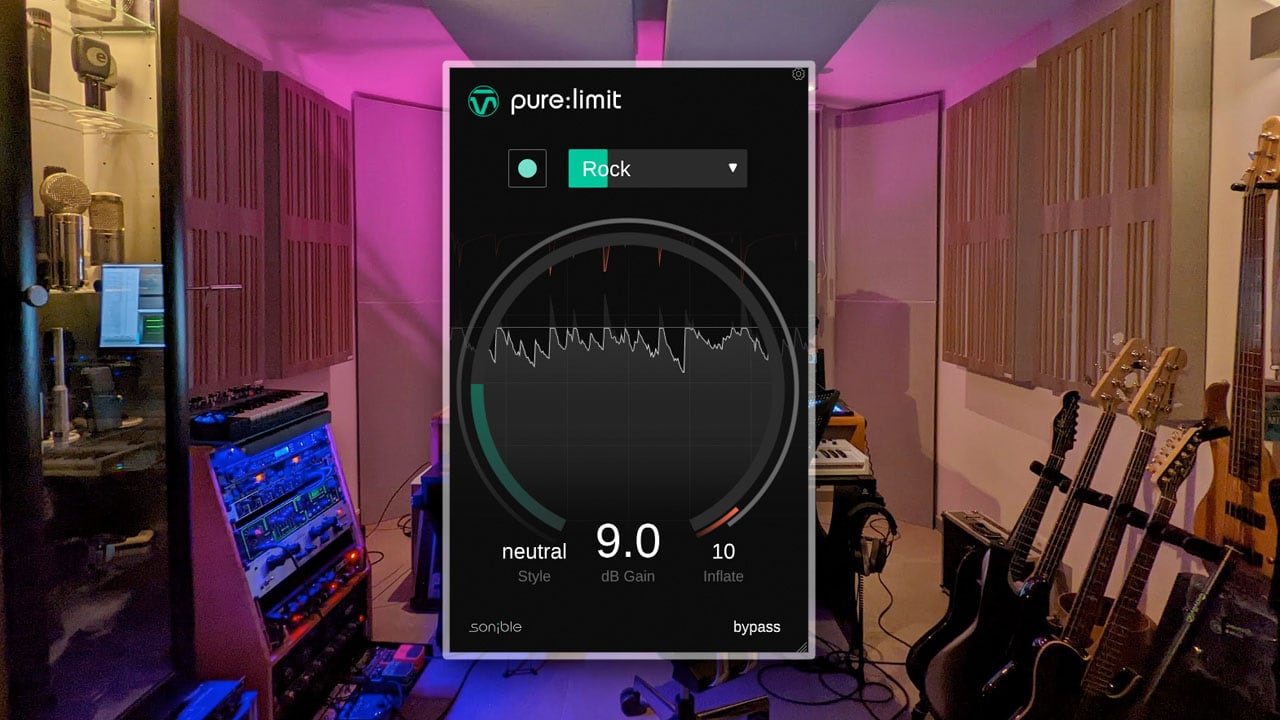 Sonible pure:limit Plugin – mit künstlicher Intelligenz begrenzen