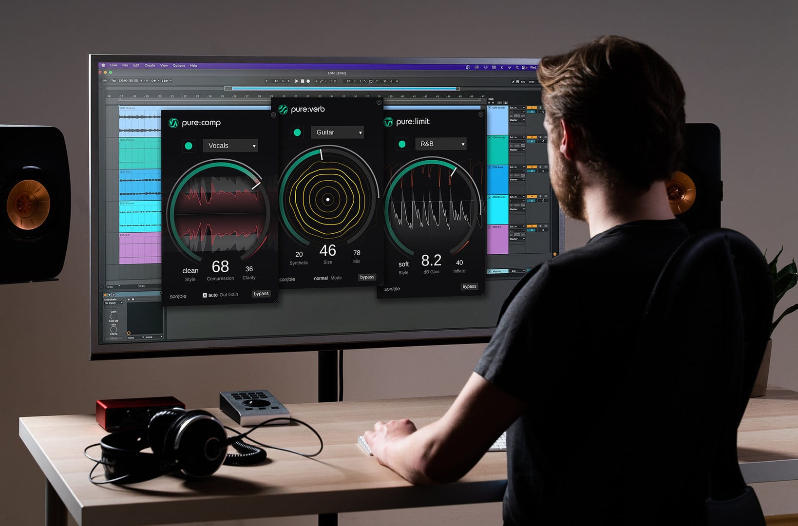 Entdecke sonibles neue KI-gestützte Plug-ins: pure:comp und pure:verb