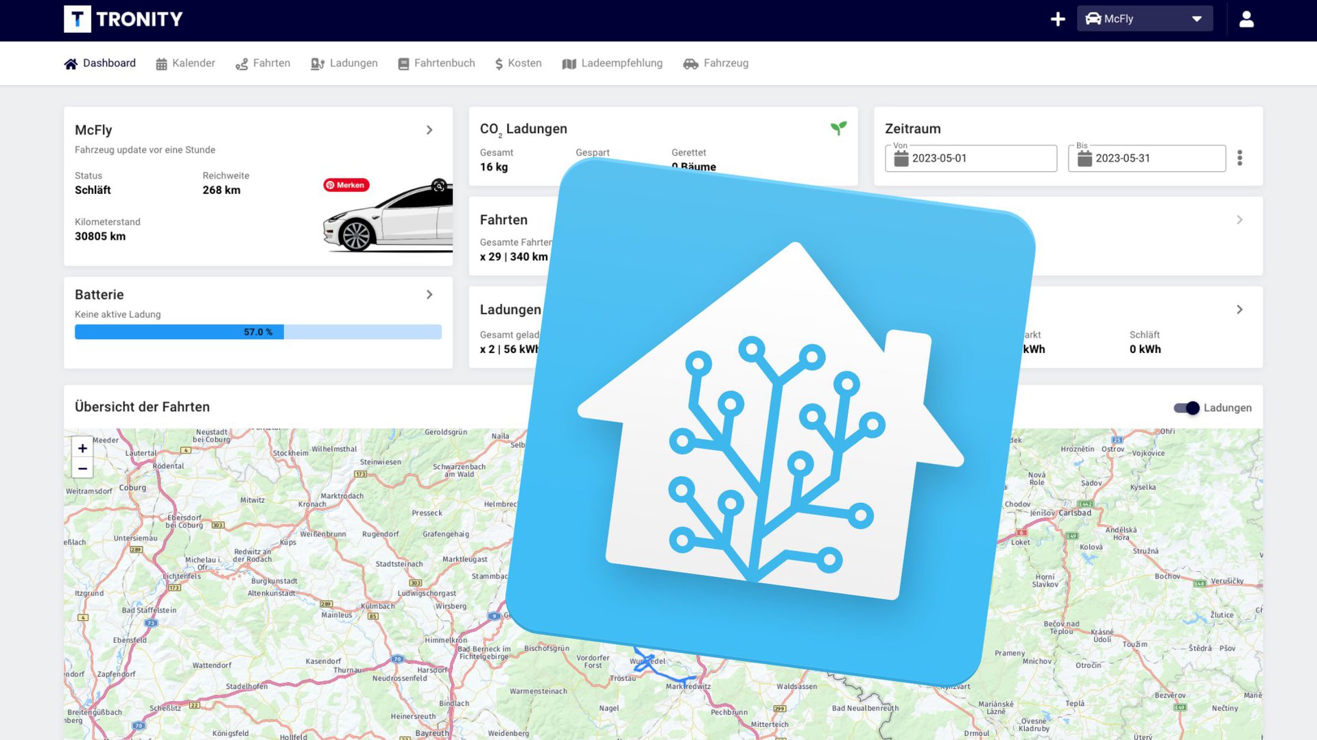 Tronity veröffentlicht Integration für Home Assistant