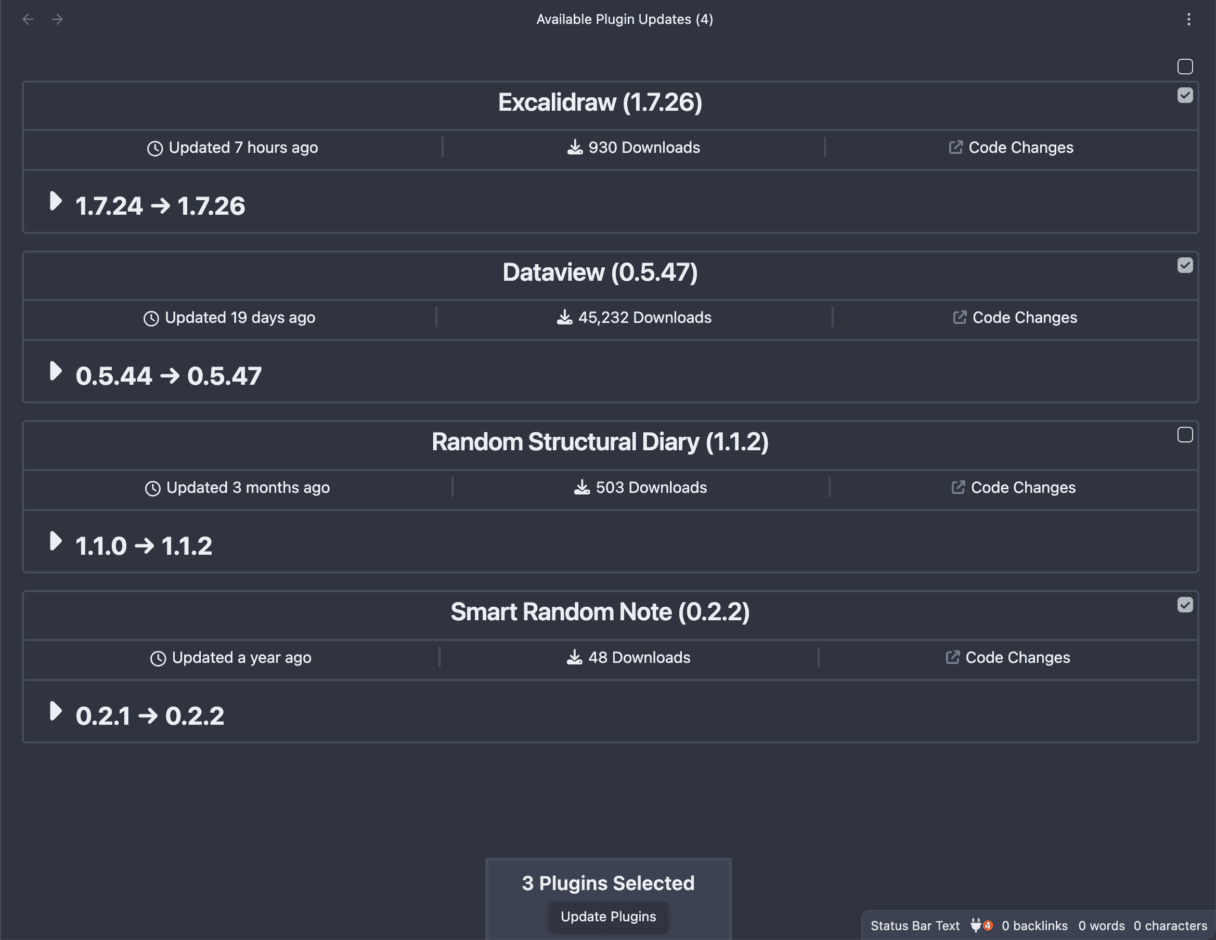 Plugin Update Tracker zeigt mögliche Aktualisierungen an
