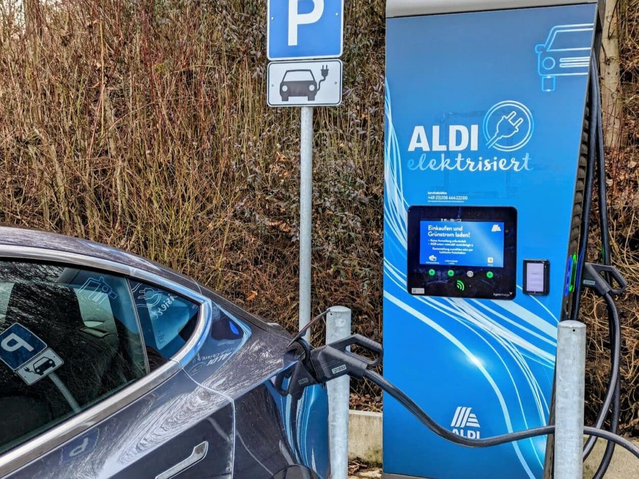 E-Auto bei Aldi Süd laden
