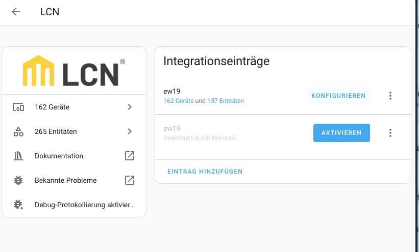 LCN Integration